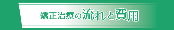 矯正治療の流れと費用