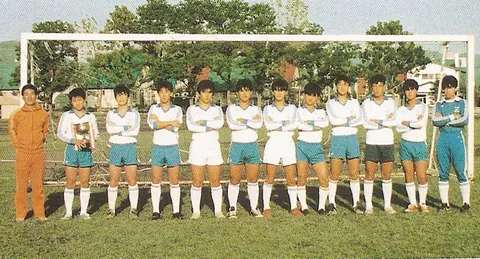 中学時代の院長とサッカー部